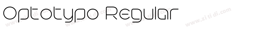 Optotypo Regular字体转换 Optotypo Regular字体转换